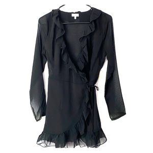 Black long sleeve dress